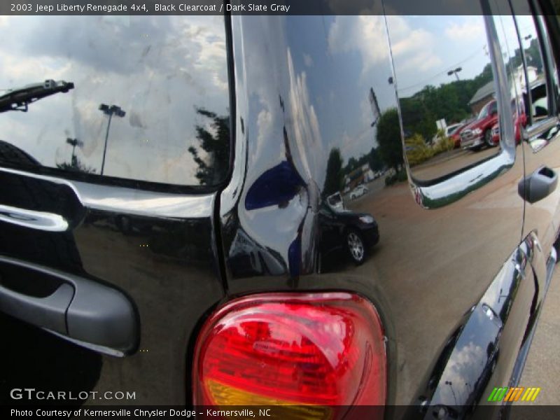 Black Clearcoat / Dark Slate Gray 2003 Jeep Liberty Renegade 4x4