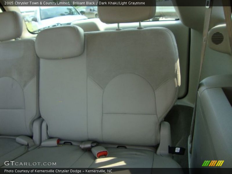 Brilliant Black / Dark Khaki/Light Graystone 2005 Chrysler Town & Country Limited
