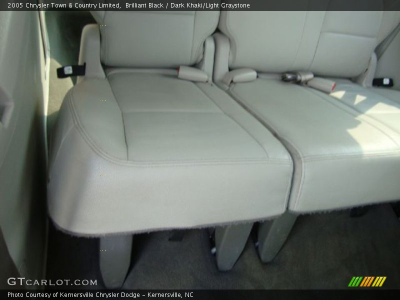Brilliant Black / Dark Khaki/Light Graystone 2005 Chrysler Town & Country Limited