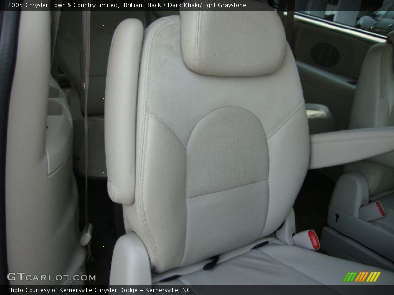 Brilliant Black / Dark Khaki/Light Graystone 2005 Chrysler Town & Country Limited