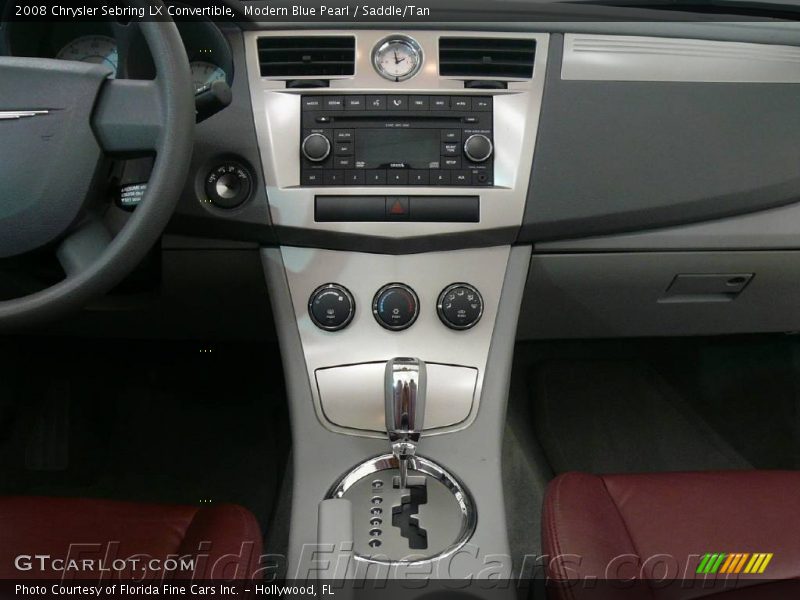 Modern Blue Pearl / Saddle/Tan 2008 Chrysler Sebring LX Convertible