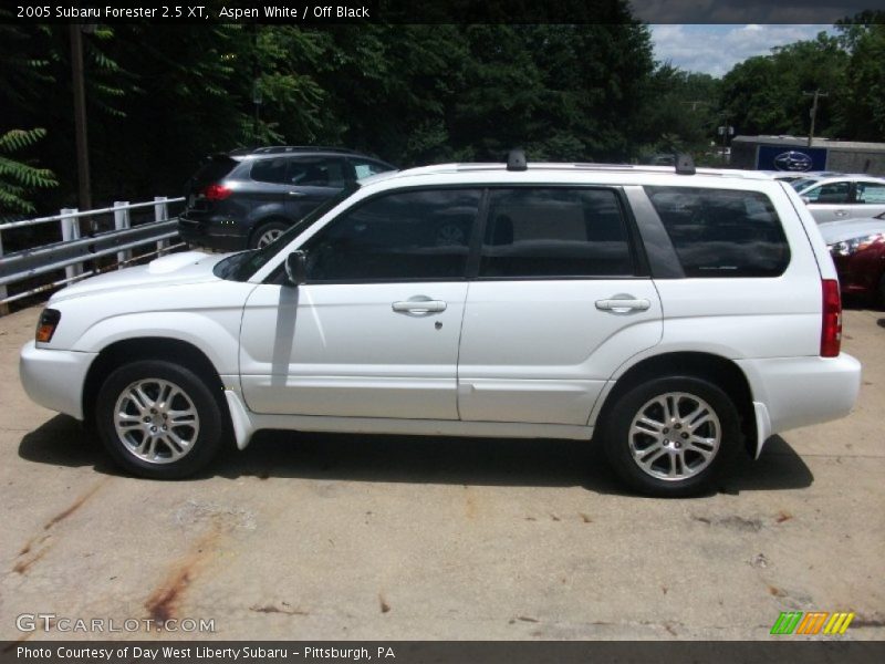 Aspen White / Off Black 2005 Subaru Forester 2.5 XT