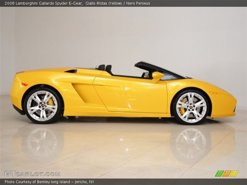 Giallo Midas (Yellow) / Nero Perseus 2008 Lamborghini Gallardo Spyder E-Gear