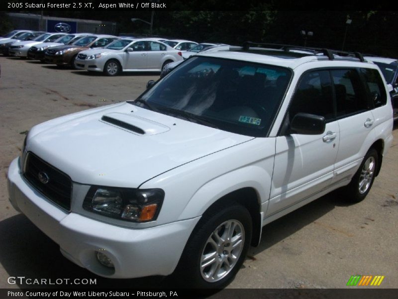 Aspen White / Off Black 2005 Subaru Forester 2.5 XT