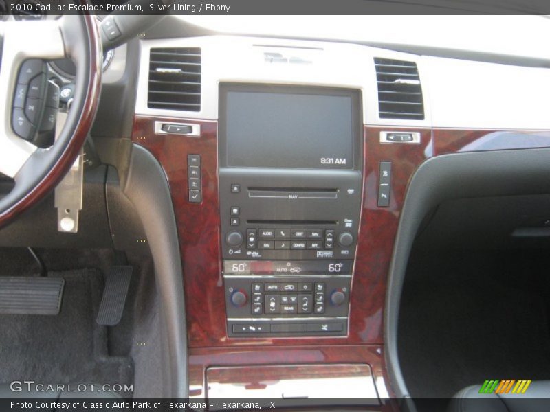 Silver Lining / Ebony 2010 Cadillac Escalade Premium