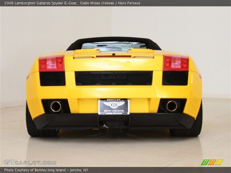 Giallo Midas (Yellow) / Nero Perseus 2008 Lamborghini Gallardo Spyder E-Gear