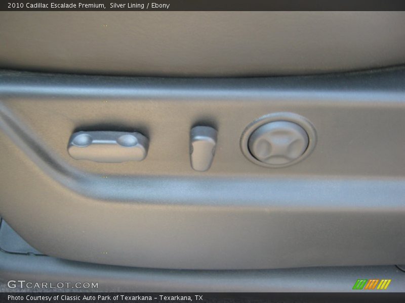 Silver Lining / Ebony 2010 Cadillac Escalade Premium