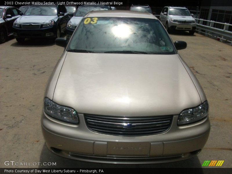 Light Driftwood Metallic / Neutral Beige 2003 Chevrolet Malibu Sedan
