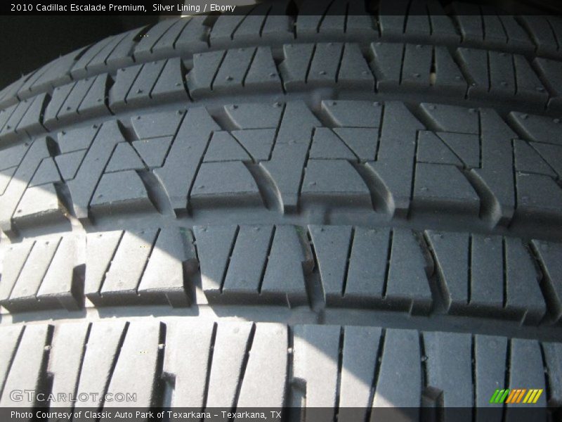 Silver Lining / Ebony 2010 Cadillac Escalade Premium