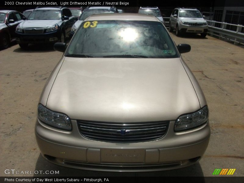 Light Driftwood Metallic / Neutral Beige 2003 Chevrolet Malibu Sedan