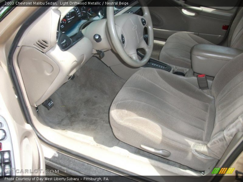 Light Driftwood Metallic / Neutral Beige 2003 Chevrolet Malibu Sedan