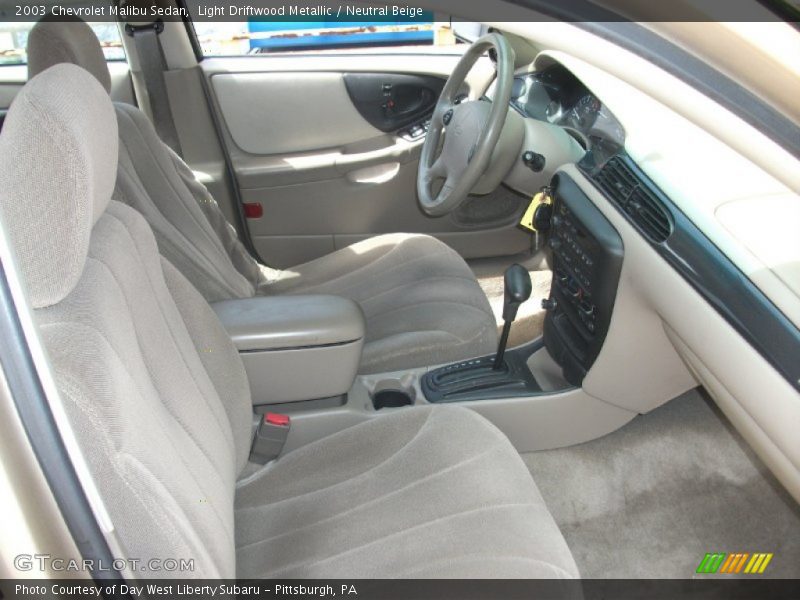 Light Driftwood Metallic / Neutral Beige 2003 Chevrolet Malibu Sedan