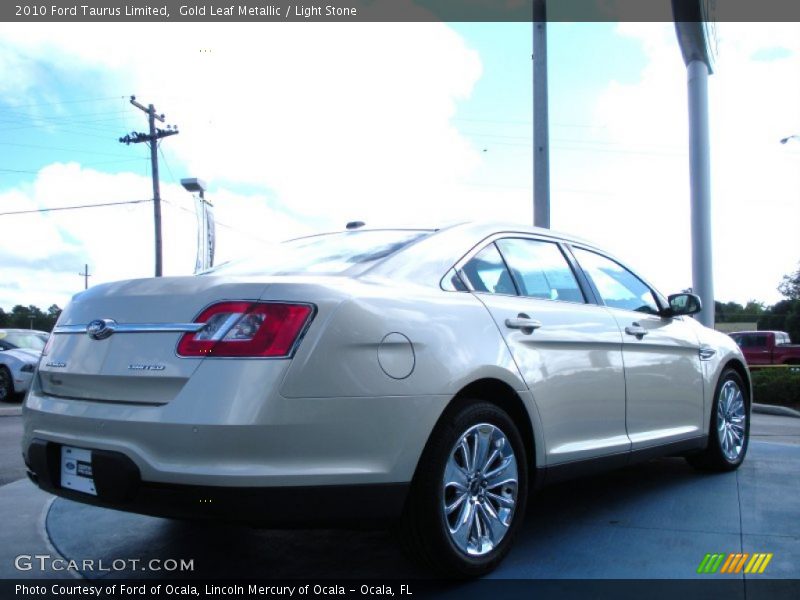 Gold Leaf Metallic / Light Stone 2010 Ford Taurus Limited