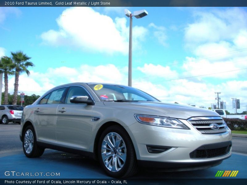 Gold Leaf Metallic / Light Stone 2010 Ford Taurus Limited