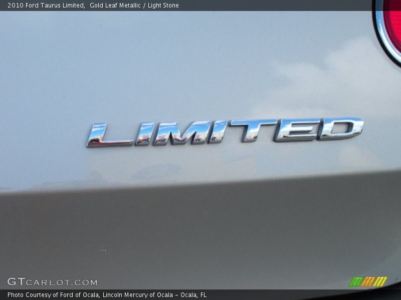 Gold Leaf Metallic / Light Stone 2010 Ford Taurus Limited