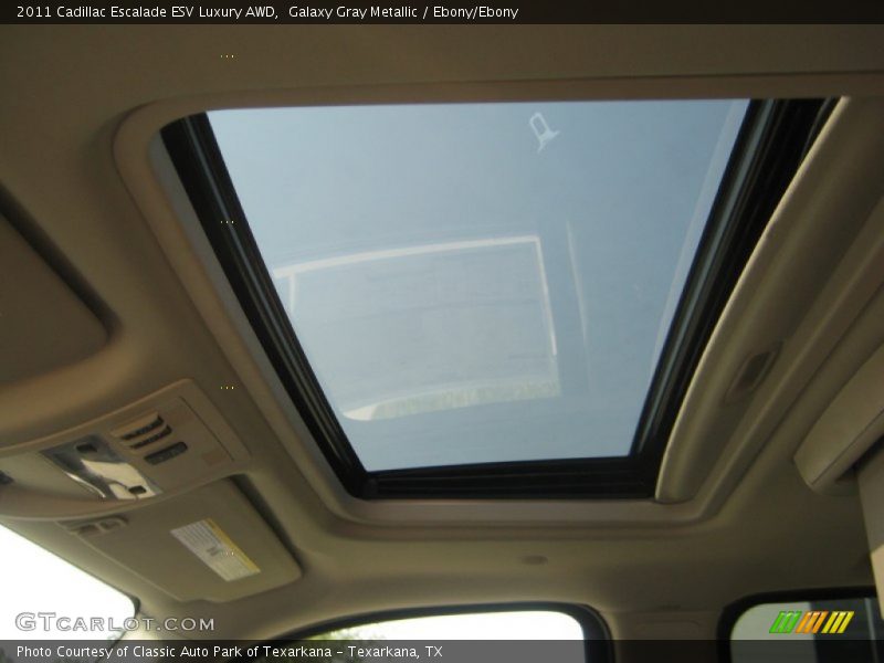 Galaxy Gray Metallic / Ebony/Ebony 2011 Cadillac Escalade ESV Luxury AWD