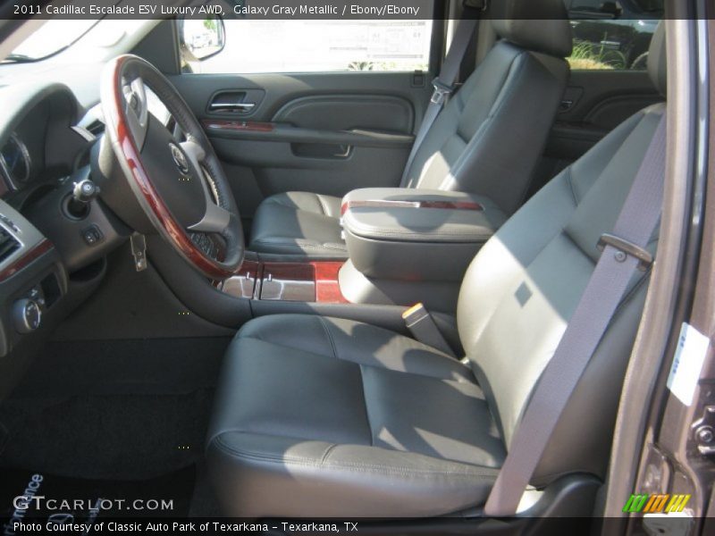 Galaxy Gray Metallic / Ebony/Ebony 2011 Cadillac Escalade ESV Luxury AWD