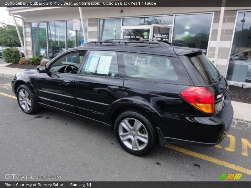 Obsidian Black Pearl / Taupe 2006 Subaru Outback 3.0 R L.L.Bean Edition Wagon