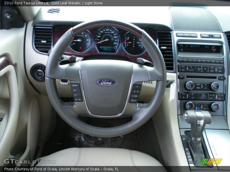Gold Leaf Metallic / Light Stone 2010 Ford Taurus Limited