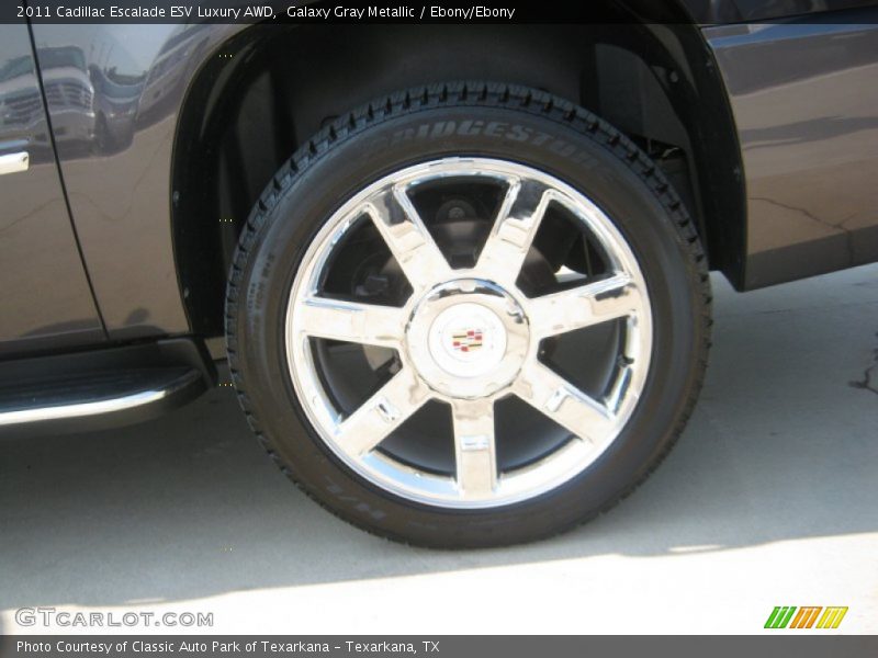 Galaxy Gray Metallic / Ebony/Ebony 2011 Cadillac Escalade ESV Luxury AWD