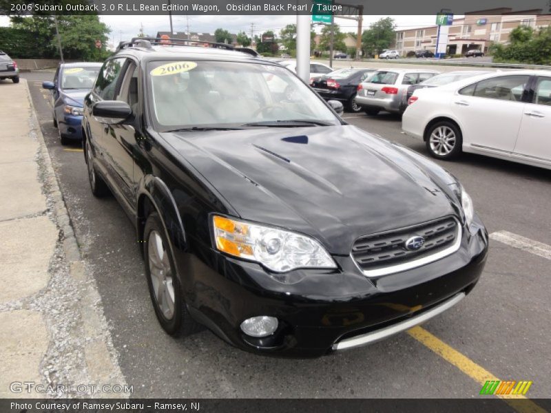 Obsidian Black Pearl / Taupe 2006 Subaru Outback 3.0 R L.L.Bean Edition Wagon