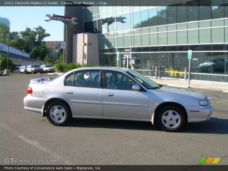 Galaxy Silver Metallic / Gray 2001 Chevrolet Malibu LS Sedan
