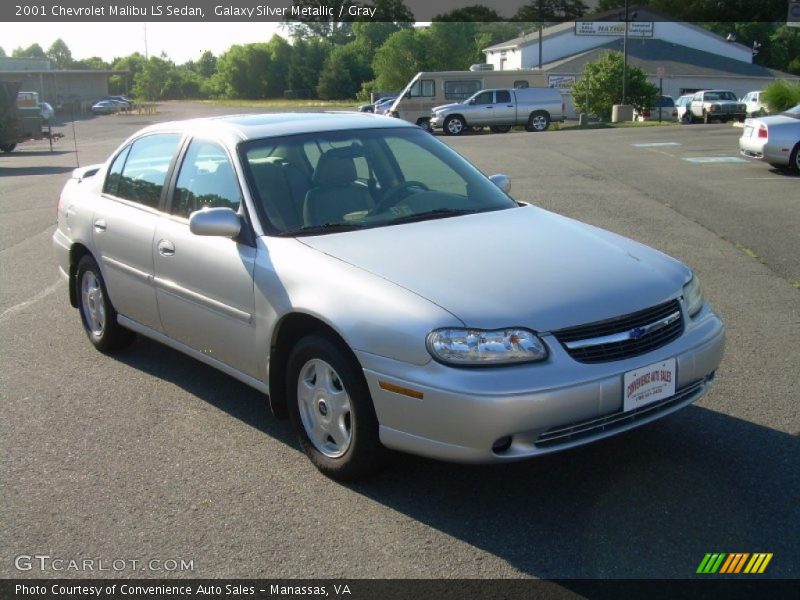 Galaxy Silver Metallic / Gray 2001 Chevrolet Malibu LS Sedan
