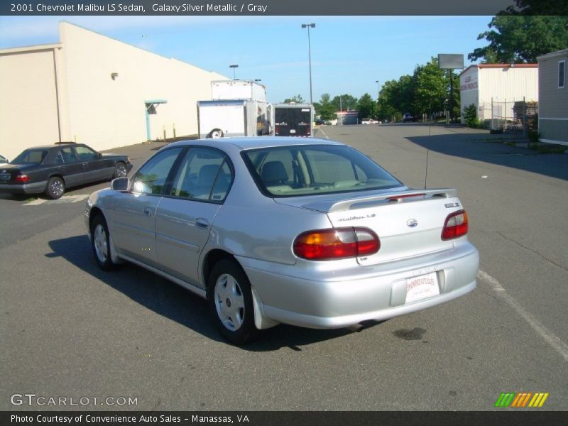 Galaxy Silver Metallic / Gray 2001 Chevrolet Malibu LS Sedan