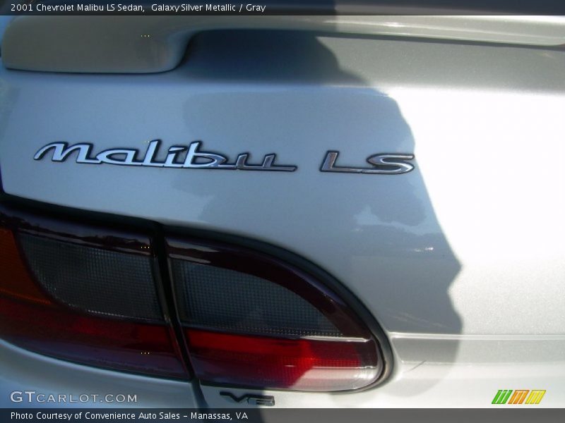 Galaxy Silver Metallic / Gray 2001 Chevrolet Malibu LS Sedan