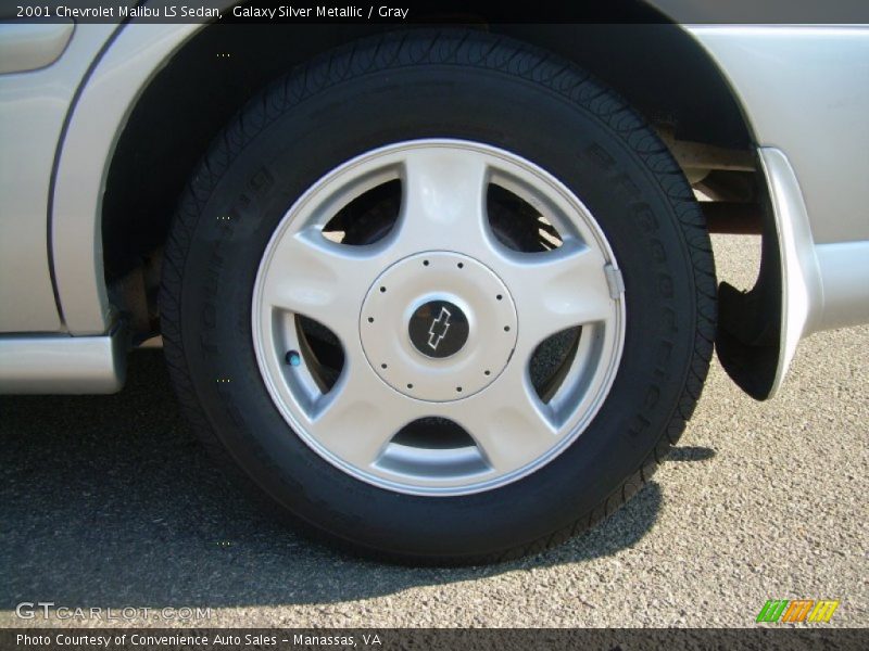 Galaxy Silver Metallic / Gray 2001 Chevrolet Malibu LS Sedan