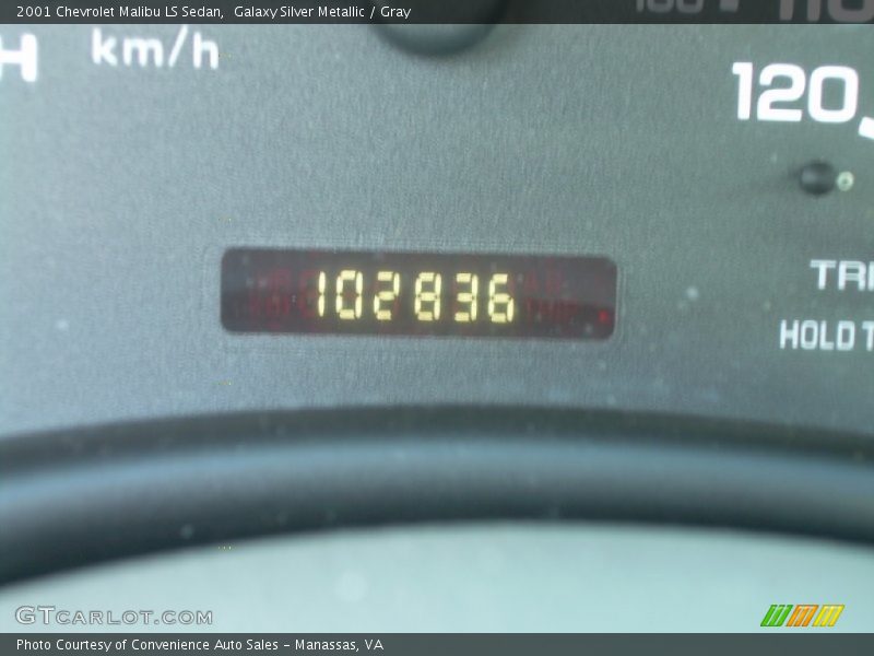 Galaxy Silver Metallic / Gray 2001 Chevrolet Malibu LS Sedan