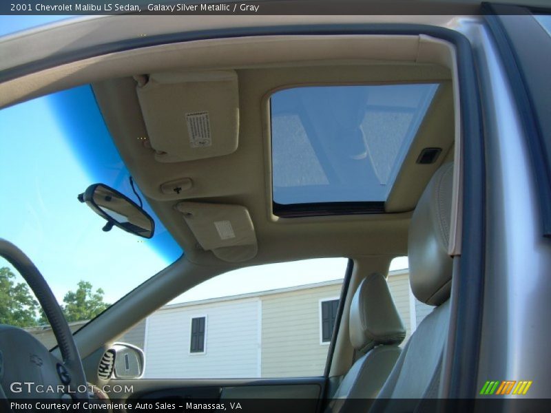 Galaxy Silver Metallic / Gray 2001 Chevrolet Malibu LS Sedan