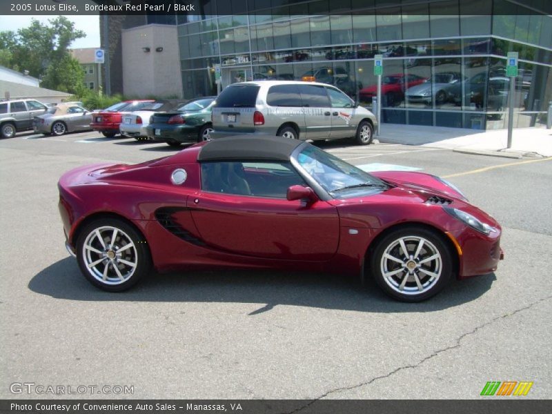Bordeaux Red Pearl / Black 2005 Lotus Elise