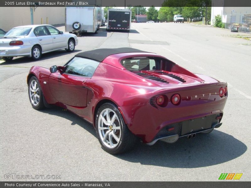 Bordeaux Red Pearl / Black 2005 Lotus Elise