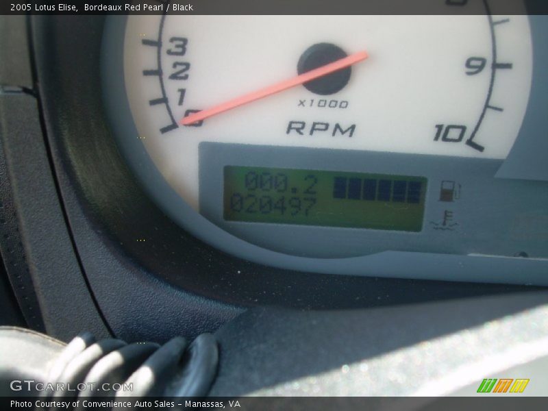 Bordeaux Red Pearl / Black 2005 Lotus Elise