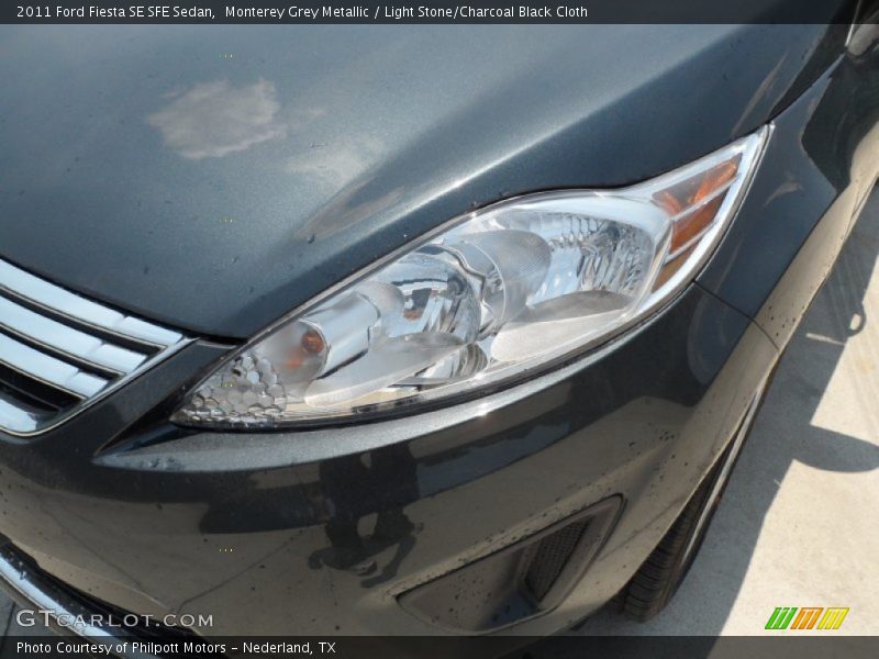 Monterey Grey Metallic / Light Stone/Charcoal Black Cloth 2011 Ford Fiesta SE SFE Sedan