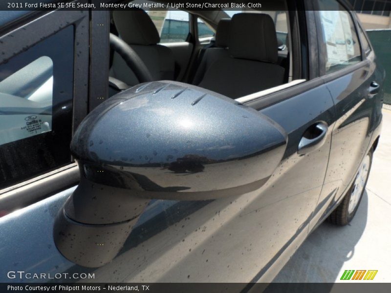 Monterey Grey Metallic / Light Stone/Charcoal Black Cloth 2011 Ford Fiesta SE SFE Sedan