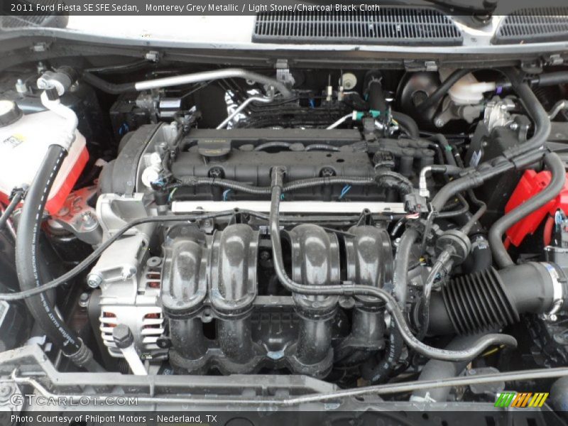  2011 Fiesta SE SFE Sedan Engine - 1.6 Liter DOHC 16-Valve Ti-VCT Duratec 4 Cylinder