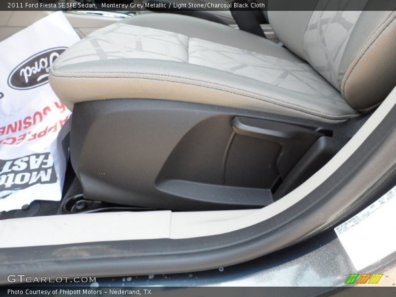 Monterey Grey Metallic / Light Stone/Charcoal Black Cloth 2011 Ford Fiesta SE SFE Sedan