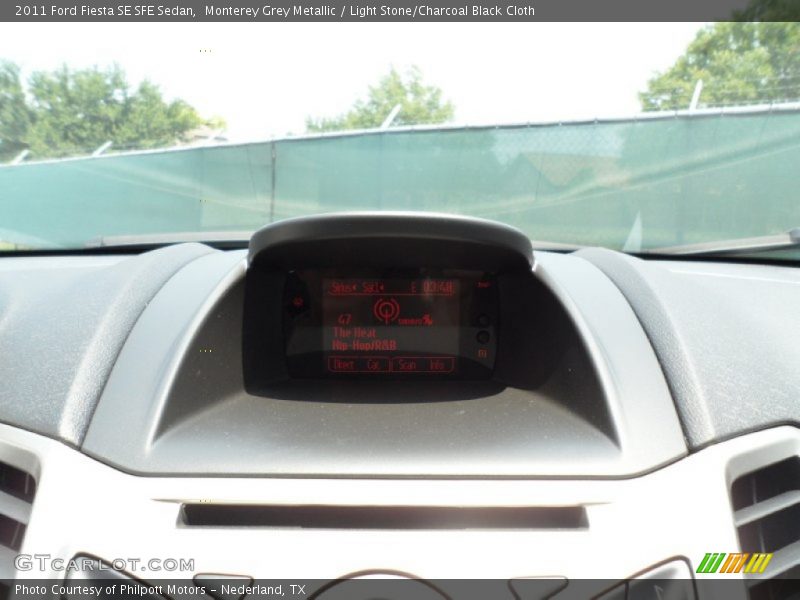 Monterey Grey Metallic / Light Stone/Charcoal Black Cloth 2011 Ford Fiesta SE SFE Sedan
