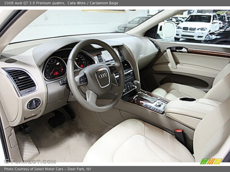 Calla White / Cardamom Beige 2008 Audi Q7 3.6 Premium quattro