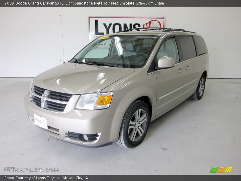 Light Sandstone Metallic / Medium Slate Gray/Light Shale 2009 Dodge Grand Caravan SXT