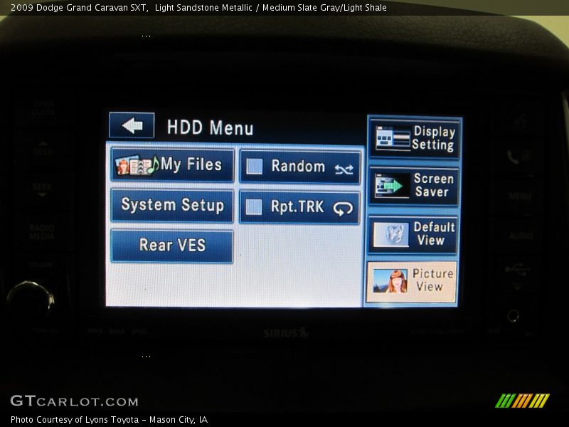 Light Sandstone Metallic / Medium Slate Gray/Light Shale 2009 Dodge Grand Caravan SXT