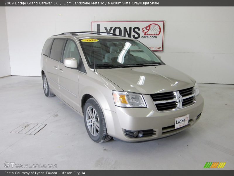 Light Sandstone Metallic / Medium Slate Gray/Light Shale 2009 Dodge Grand Caravan SXT
