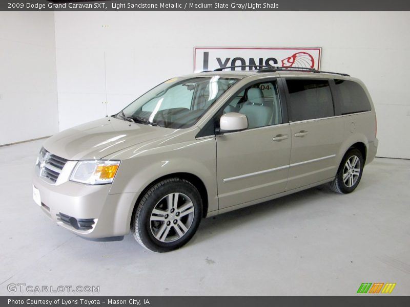 Light Sandstone Metallic / Medium Slate Gray/Light Shale 2009 Dodge Grand Caravan SXT