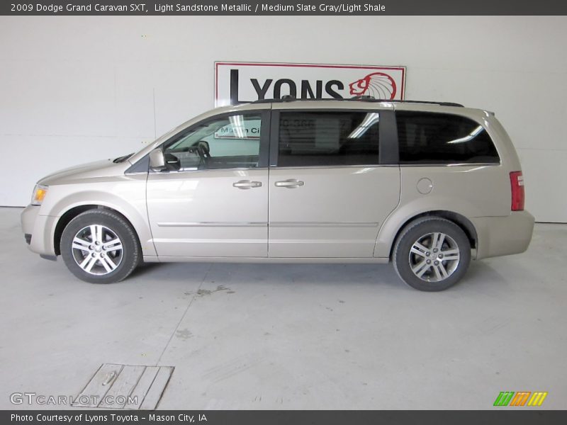 Light Sandstone Metallic / Medium Slate Gray/Light Shale 2009 Dodge Grand Caravan SXT