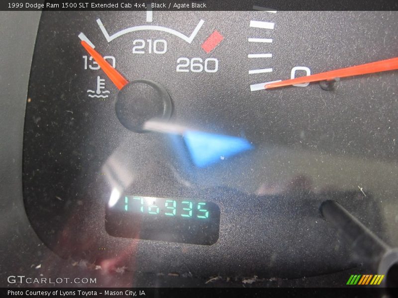 Black / Agate Black 1999 Dodge Ram 1500 SLT Extended Cab 4x4