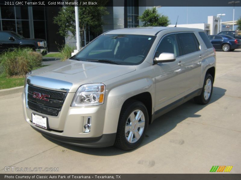 Gold Mist Metallic / Jet Black 2011 GMC Terrain SLE
