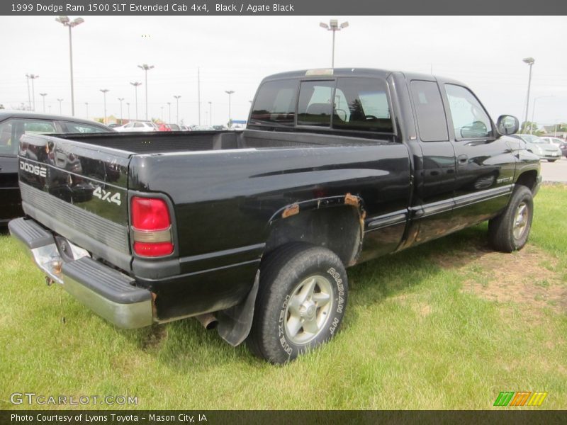 Black / Agate Black 1999 Dodge Ram 1500 SLT Extended Cab 4x4