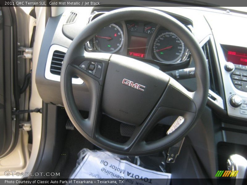 Gold Mist Metallic / Jet Black 2011 GMC Terrain SLE